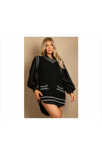 Knit sleeveless Jumper