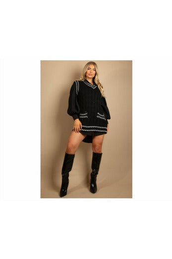 Knit sleeveless Jumper